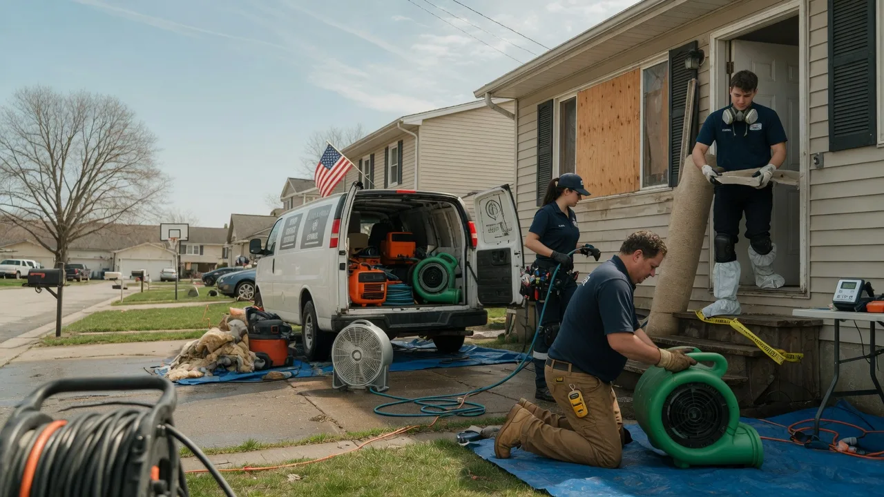 Water Damage Restoration in Chataignier, LA near me